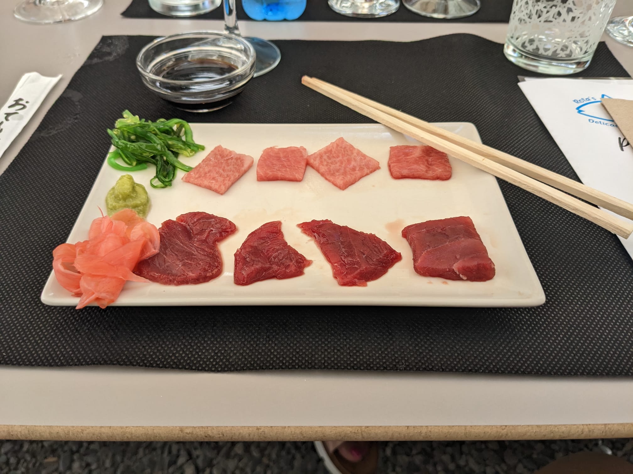 Blue fin Tuna Tasting at Tasca Talavan in Rota Cadiz Spain