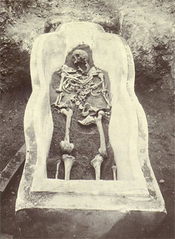 skeleton in the Sarcophagus