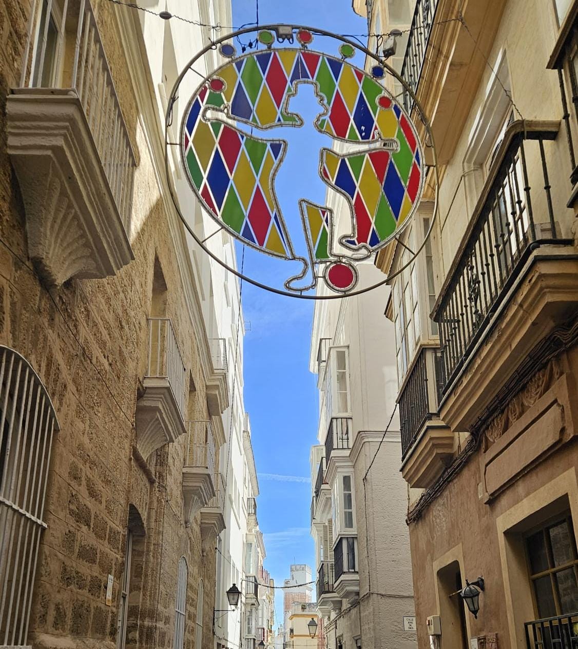 Cadiz Carnival: Street lights