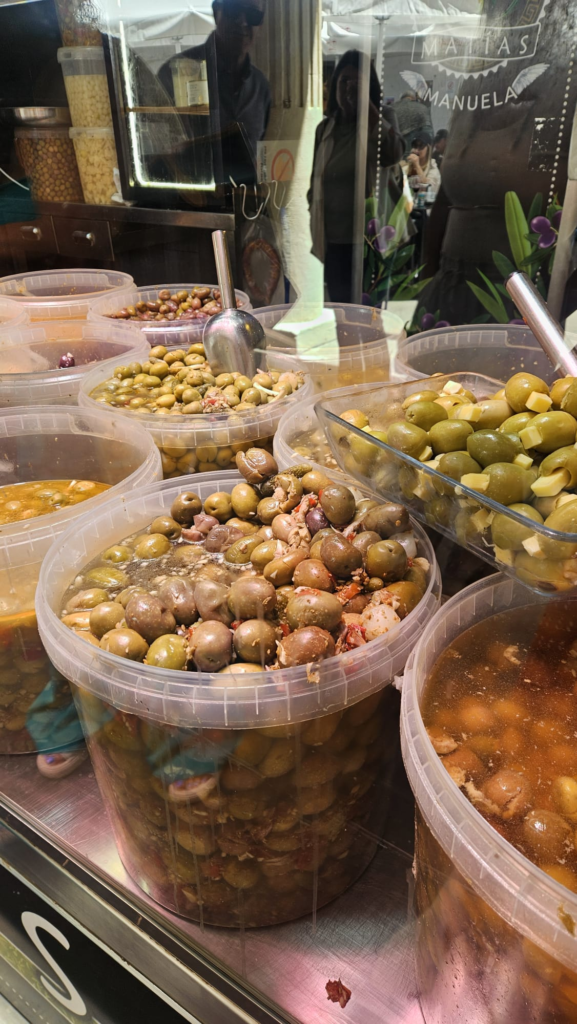 Olives at the market
