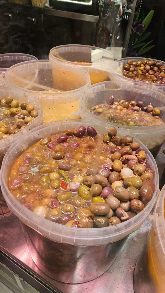 Olives in brine