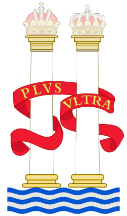 Pillars of hercules  - spanish flag
