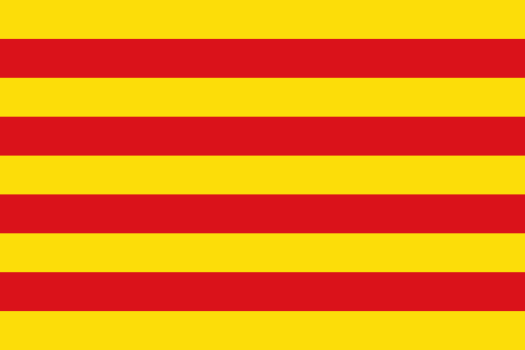 Flag of Aragaon - 4red bars